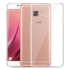 Carcasa Silicona Ultrafina Transparente T03 para Samsung Galaxy C7 SM-C7000 Claro