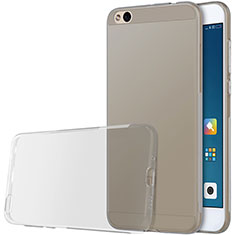 Carcasa Silicona Ultrafina Transparente T03 para Xiaomi Mi 5C Gris