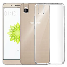 Carcasa Silicona Ultrafina Transparente T04 para Huawei Honor 7i shot X Claro