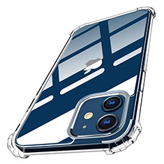 Carcasa Silicona Ultrafina Transparente T05 para Apple iPhone 12 Claro