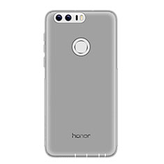 Carcasa Silicona Ultrafina Transparente T05 para Huawei Honor 8 Oro