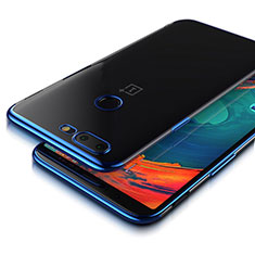 Carcasa Silicona Ultrafina Transparente T05 para OnePlus 5T A5010 Azul