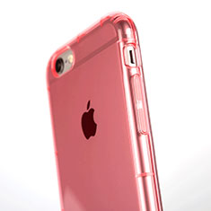 Carcasa Silicona Ultrafina Transparente T06 para Apple iPhone 6 Plus Rosa