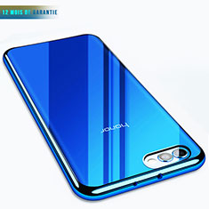 Carcasa Silicona Ultrafina Transparente T07 para Huawei Honor V10 Azul