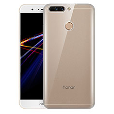 Carcasa Silicona Ultrafina Transparente T08 para Huawei Honor 8 Pro Gris