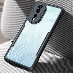 Carcasa Silicona Ultrafina Transparente T08 para Huawei Honor 80 5G Negro