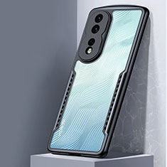 Carcasa Silicona Ultrafina Transparente T08 para Huawei Honor 80 Pro 5G Negro