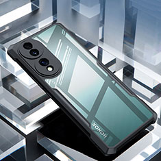 Carcasa Silicona Ultrafina Transparente T08 para Huawei Honor X7b Negro