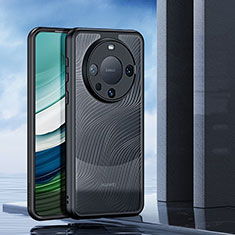 Carcasa Silicona Ultrafina Transparente T08 para Huawei Mate 60 Negro
