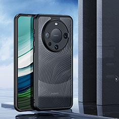 Carcasa Silicona Ultrafina Transparente T08 para Huawei Mate 60 Pro Negro