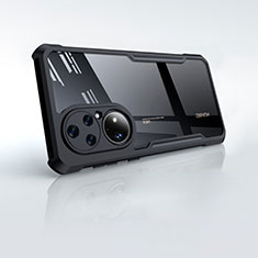Carcasa Silicona Ultrafina Transparente T08 para Huawei P50e Negro