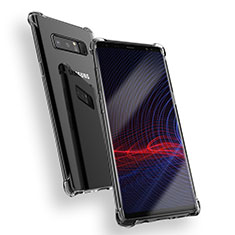 Carcasa Silicona Ultrafina Transparente T08 para Samsung Galaxy Note 8 Duos N950F Claro