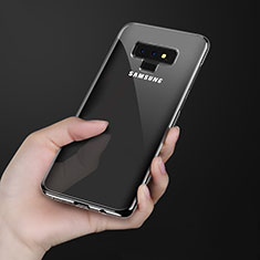Carcasa Silicona Ultrafina Transparente T08 para Samsung Galaxy Note 9 Negro