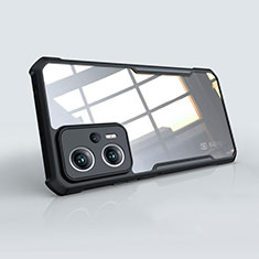 Carcasa Silicona Ultrafina Transparente T08 para Xiaomi Redmi K50i 5G Negro