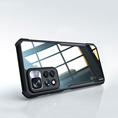 Carcasa Silicona Ultrafina Transparente T08 para Xiaomi Redmi Note 11 5G Negro