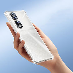 Carcasa Silicona Ultrafina Transparente T09 para Huawei Honor 90 Pro 5G Claro