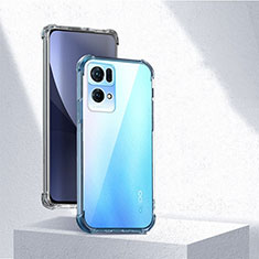 Carcasa Silicona Ultrafina Transparente T09 para Oppo Reno7 Pro 5G Claro