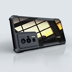Carcasa Silicona Ultrafina Transparente T09 para Xiaomi Redmi K60 Pro 5G Negro