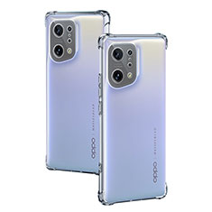 Carcasa Silicona Ultrafina Transparente T13 para Oppo Find X5 Pro 5G Claro