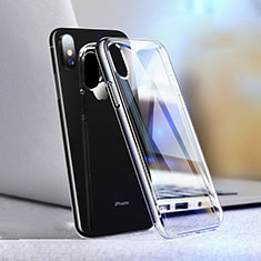 Carcasa Silicona Ultrafina Transparente T15 para Apple iPhone Xs Max Claro