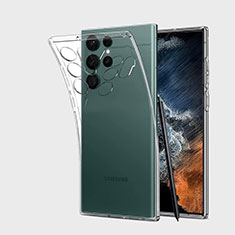 Carcasa Silicona Ultrafina Transparente T17 para Samsung Galaxy S23 Ultra 5G Claro
