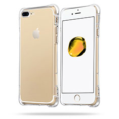Carcasa Silicona Ultrafina Transparente Z06 para Apple iPhone 7 Plus Claro