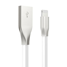 Cargador Cable USB Carga y Datos C05 para Apple iPhone 12 Pro Max Blanco