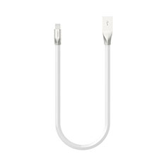 Cargador Cable USB Carga y Datos C06 para Apple iPhone 12 Mini Blanco