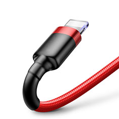 Cargador Cable USB Carga y Datos C07 para Apple iPad 4 Rojo