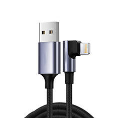 Cargador Cable USB Carga y Datos C10 para Apple iPad Air 4 10.9 (2020) Negro