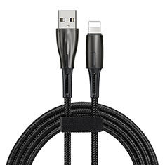 Cargador Cable USB Carga y Datos D02 para Apple iPhone 14 Plus Negro