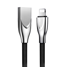 Cargador Cable USB Carga y Datos D05 para Apple iPhone 7 Plus Negro