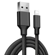 Cargador Cable USB Carga y Datos D06 para Apple iPad Pro 12.9 (2020) Negro