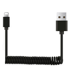 Cargador Cable USB Carga y Datos D08 para Apple iPhone Xs Max Negro