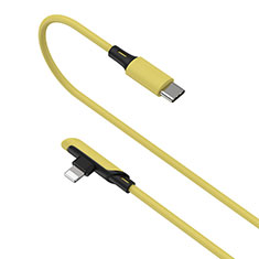 Cargador Cable USB Carga y Datos D10 para Apple iPhone 13 Mini Amarillo
