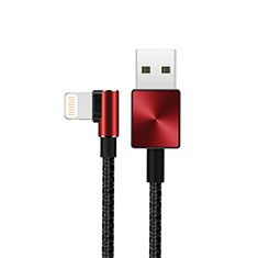 Cargador Cable USB Carga y Datos D19 para Apple iPad 10.2 (2020) Rojo