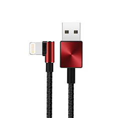 Cargador Cable USB Carga y Datos D19 para Apple iPhone 14 Rojo