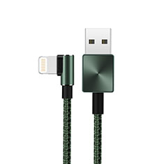 Cargador Cable USB Carga y Datos D19 para Apple iPhone 5 Verde