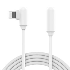 Cargador Cable USB Carga y Datos D22 para Apple iPhone 14 Pro Max Blanco