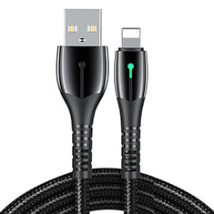Cargador Cable USB Carga y Datos D23 para Apple iPhone 7 Negro