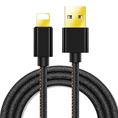 Cargador Cable USB Carga y Datos L04 para Apple iPhone 11 Pro Negro
