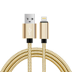 Cargador Cable USB Carga y Datos L07 para Apple iPhone 13 Mini Oro