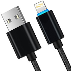 Cargador Cable USB Carga y Datos L13 para Apple iPhone 12 Max Negro