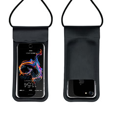 Funda Bolsa Impermeable y Sumergible Universal W06 para Motorola Moto Edge 30 5G Negro
