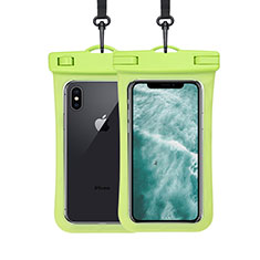 Funda Bolsa Impermeable y Sumergible Universal W07 para Apple iPhone 11 Pro Max Verde