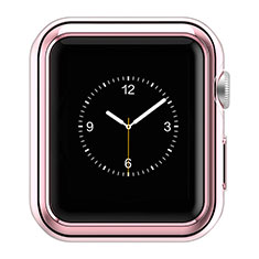 Funda Bumper Lujo Marco de Aluminio A01 para Apple iWatch 2 42mm Rosa