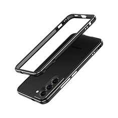 Funda Bumper Lujo Marco de Aluminio Carcasa A01 para Samsung Galaxy S21 5G Negro