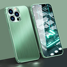 Funda Bumper Lujo Marco de Aluminio Carcasa A05 para Apple iPhone 13 Pro Max Verde
