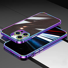 Funda Bumper Lujo Marco de Aluminio Carcasa JL1 para Apple iPhone 15 Pro Max Vistoso
