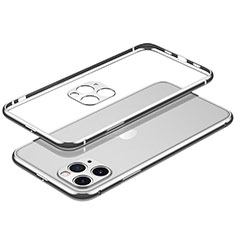 Funda Bumper Lujo Marco de Aluminio Carcasa JL2 para Apple iPhone 14 Pro Max Plata